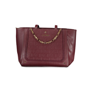 Laura Biagiotti Rote PVC-Handtasche