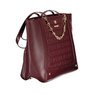 Laura Biagiotti Rote PVC-Handtasche