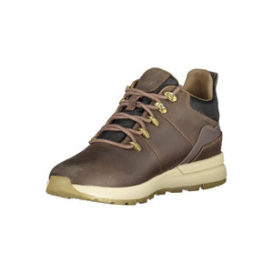Lumberjack Brauner Polyester-Stiefelette