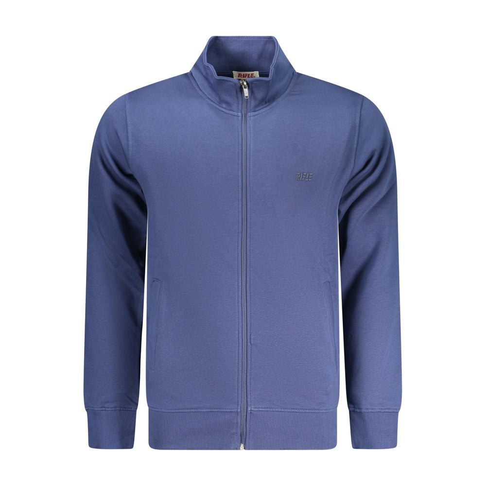 Rifle Blauer Baumwoll-Sweatshirt für Herren