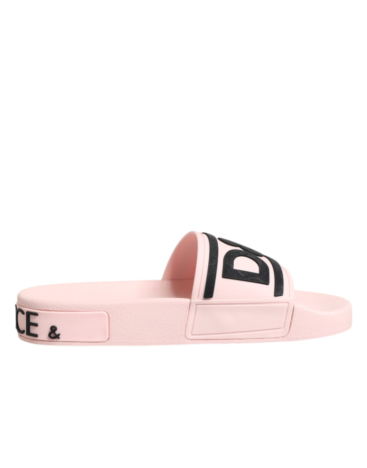Dolce & Gabbana Pinke Gummisandalen für den Strand