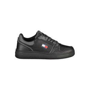 Tommy Hilfiger Schwarze Sneaker aus Polyester
