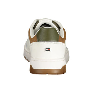 Tommy Hilfiger Bianco Polyurethan-Sneaker für Herren