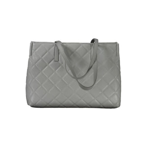 Mario Valentino Grigio Polyurethan Handtasche für Damen