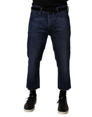 Vivienne Westwood Blaue Mid Waist Jeans aus Baumwolle