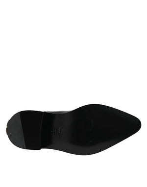 Dolce & Gabbana Schwarze, mit Nieten besetzte Chelsea-Stiefeletten