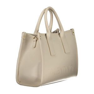 Mario Valentino Damen-Handtasche aus beigem Polyurethan