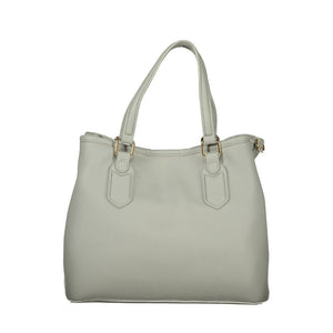 Mario Valentino Handtasche Damen aus grauem Polyurethan