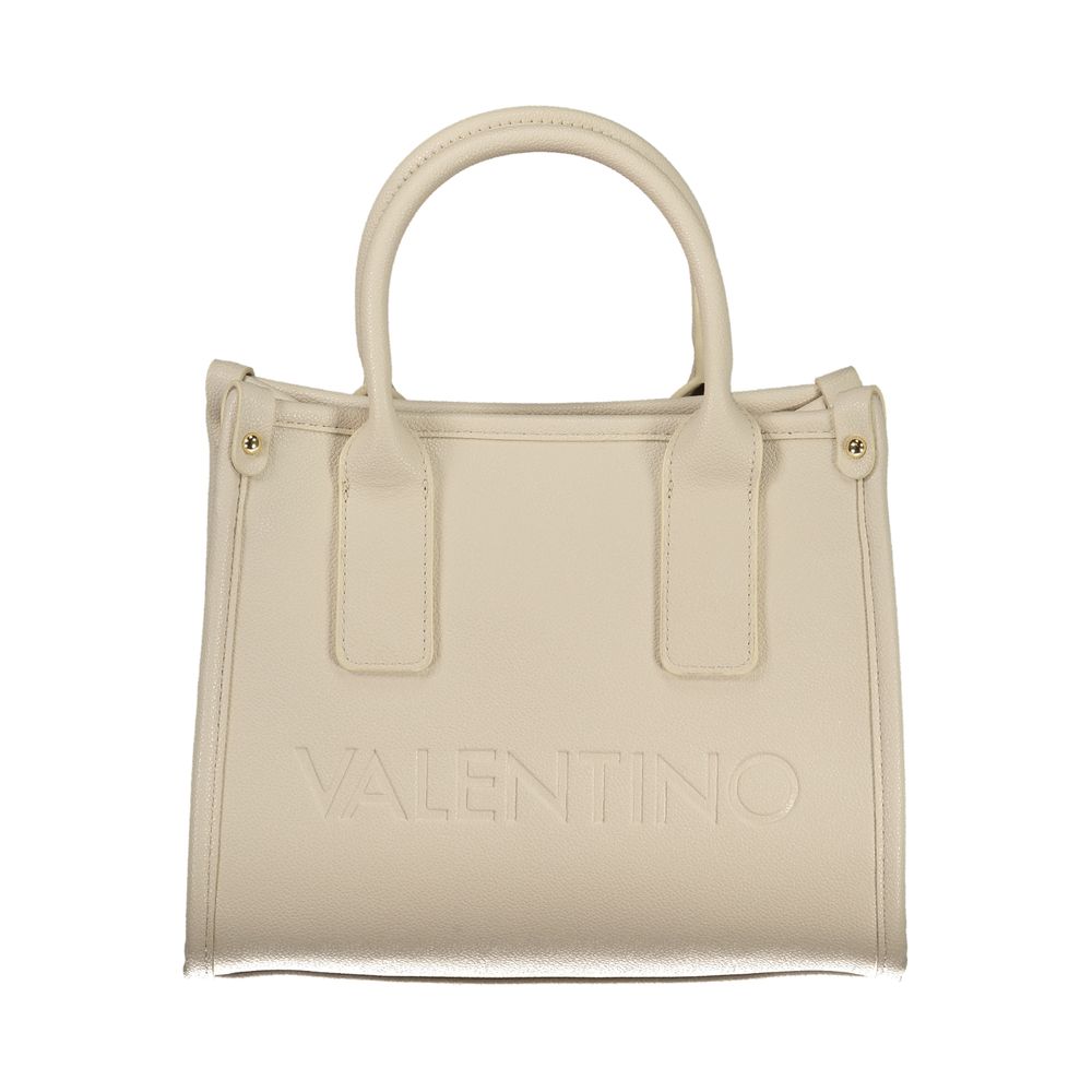 Mario Valentino Damen-Handtasche aus beigem Polyurethan