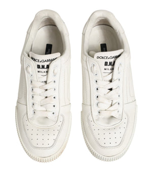 Dolce & Gabbana Weiße Leder-Sneakers MIAMI