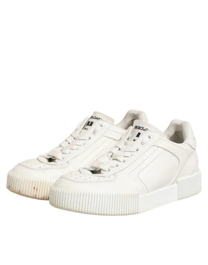 Dolce & Gabbana Weiße Leder-Sneakers MIAMI