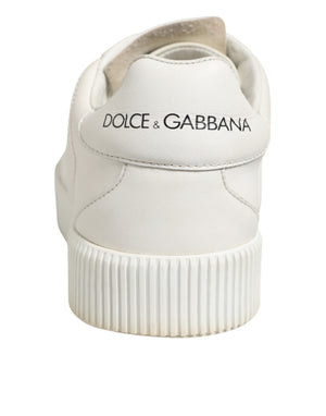 Dolce & Gabbana Weiße Leder-Sneakers MIAMI