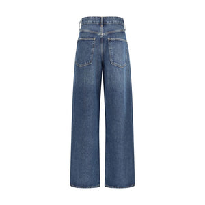 Agolde Blaue Baumwolljeans Denim