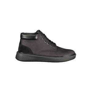 Lumberjack Schwarzer Leder Herren Sneaker