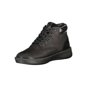 Lumberjack Schwarzer Leder Herren Sneaker