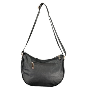 Laura Biagiotti Schwarze PVC-Handtasche