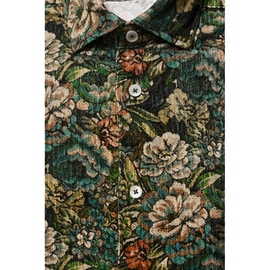 Bagutta Baumwollhemd mit Fantasieprint