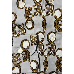 Bagutta Baumwollhemd mit Fantasieprint