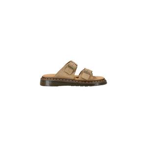 Dr. Martens Beige Leder Pantoletten
