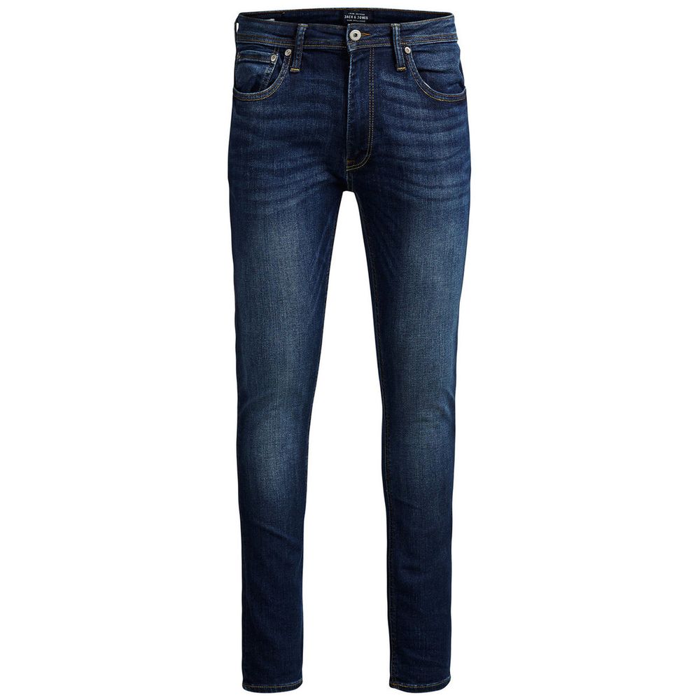 Jack & Jones Blaue Baumwoll-Skinny-Jeans