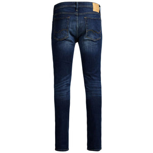 Jack & Jones Blaue Baumwoll-Skinny-Jeans