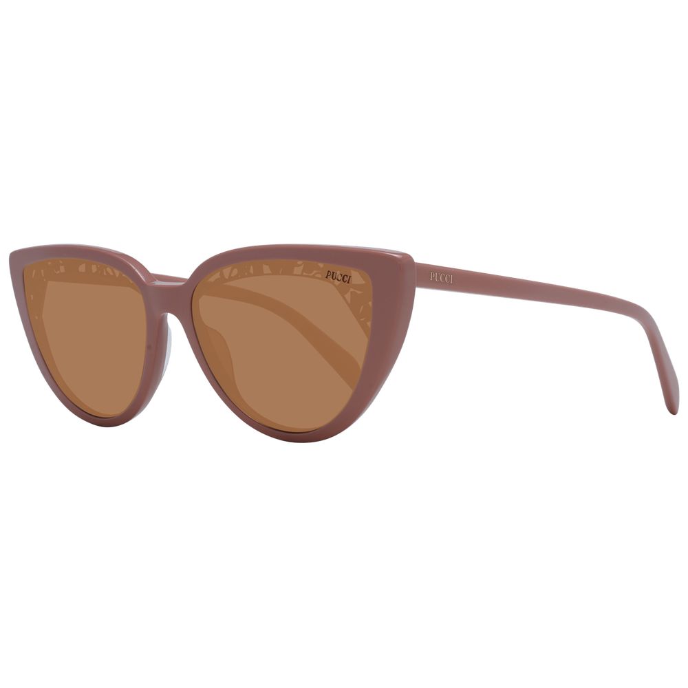 Emilio Pucci Sonnenbrille aus pinkem Kunststoff