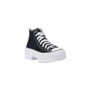 Converse Schwarze Stoff-Sneaker mit klobiger Sohle