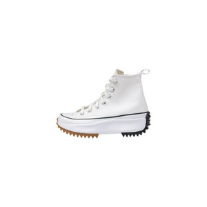 Converse Weiße Stoff-Sneaker mit dicker Sohle