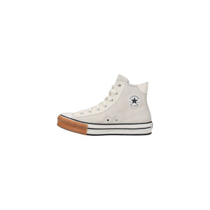 Converse Weiße Leder-High-Top-Sneaker