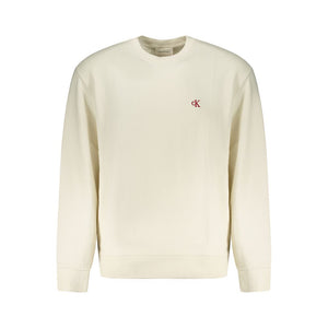 White Cotton Mens Sweatshirt