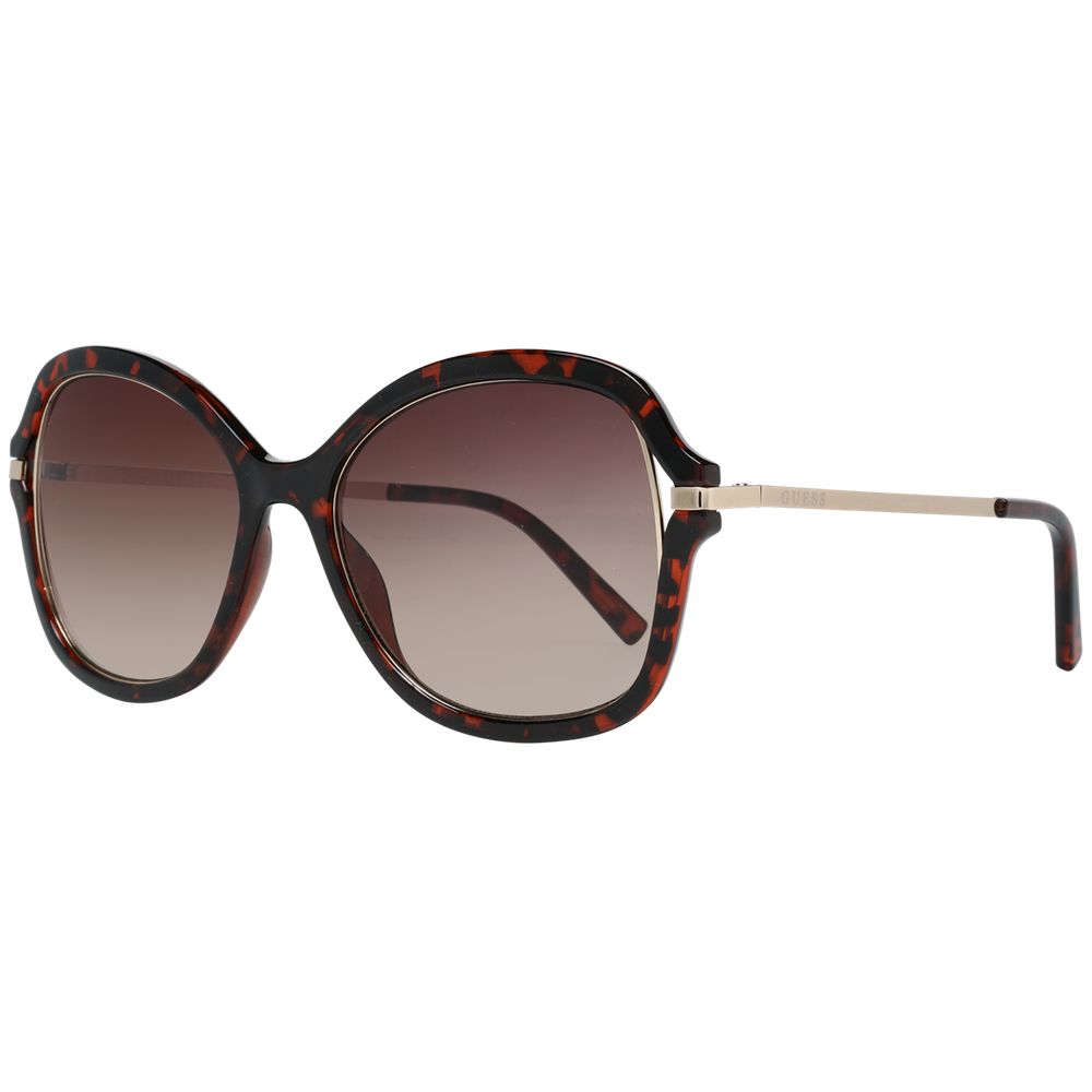 Guess Sonnenbrille aus braunem Metall & Kunststoff