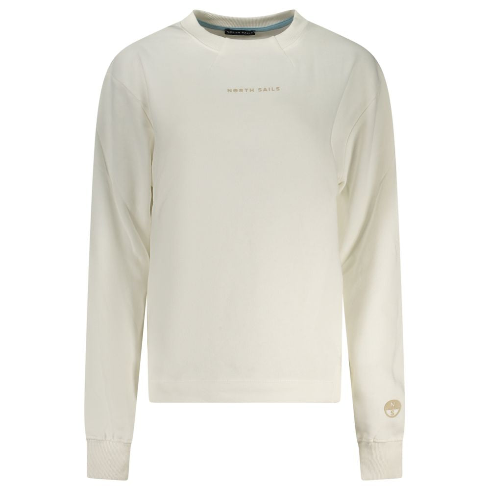 North Sails Weißes Sweatshirt aus Baumwolle für Damen