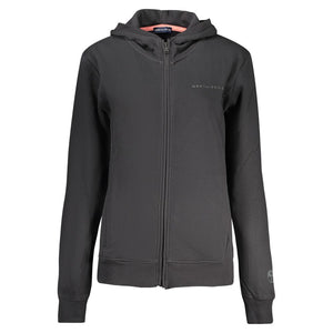 North Sails Schwarzer Baumwoll-Kapuzenpullover für Damen