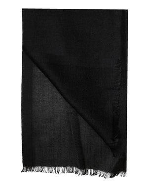 Dolce & Gabbana Schwarzer Kaschmir-Strick-Wickelschal
