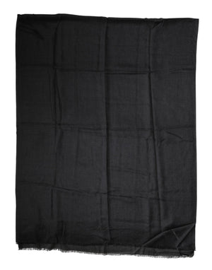 Dolce & Gabbana Schwarzer Kaschmir-Strick-Wickelschal