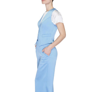 Silence Blaue Weste aus Polyester