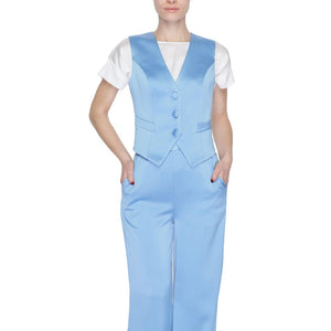 Silence Blaue Weste aus Polyester