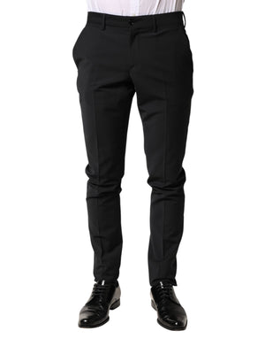 Dolce & Gabbana Schwarze Wollhose für Herren