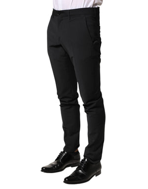 Dolce & Gabbana Schwarze Wollhose für Herren