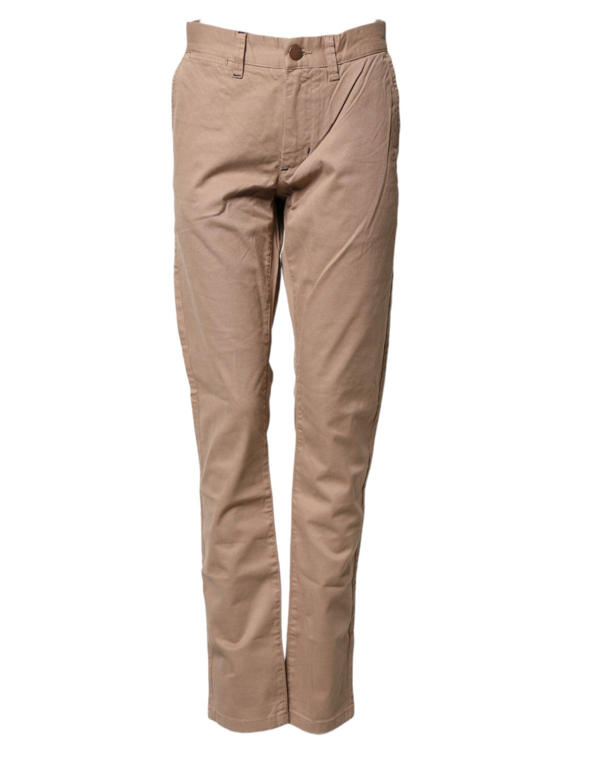 Sun68 Beige Baumwoll Chino Hose für Herren mit mittlerer Leibhöhe und geradem Bein