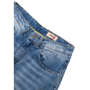 Displaj Blaue Baumwolljeans im Relaxed Fit
