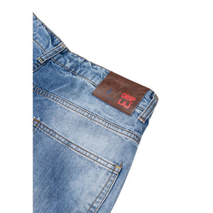 Displaj Blaue Baumwolljeans im Relaxed Fit