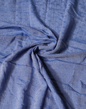 Dolce & Gabbana Blauer Spitzenstola aus Baumwolle, Nacken-Tuch, Schal