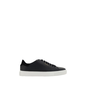 Axel Arigato Schwarze Bos Taurus Kalbsleder Low-Top-Sneaker