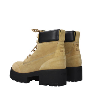 Givenchy Braune Lederstiefeletten