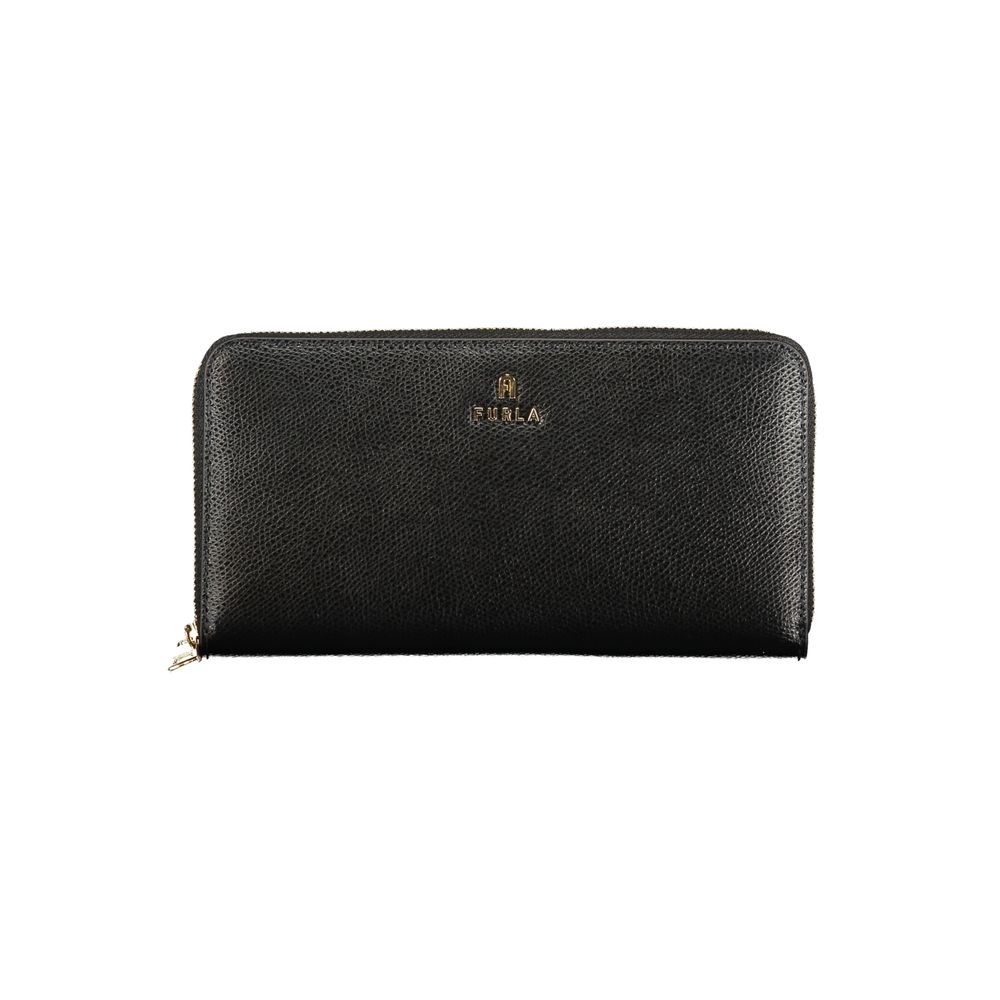 Furla Nero Leder Geldbörse für Damen