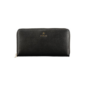 Furla Nero Leder Geldbörse für Damen