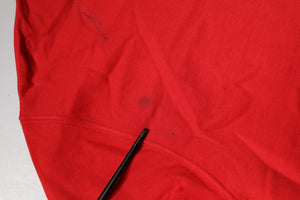 Dolce & Gabbana Roter Baumwoll-Rundhals-Sweatshirt mit Logo