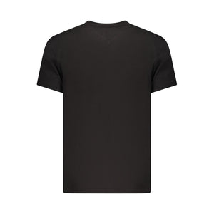 Tommy Hilfiger Schwarzes Baumwoll-T-Shirt für Herren