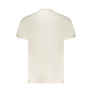 Tommy Hilfiger Bianco Baumwoll-T-Shirt für Herren